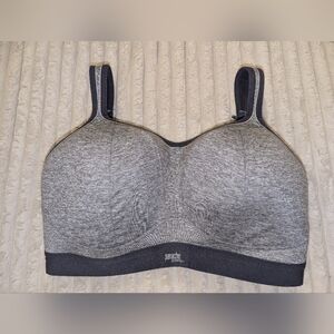 Panache Gray Boundless Wirefree Sports Bra Size 38G